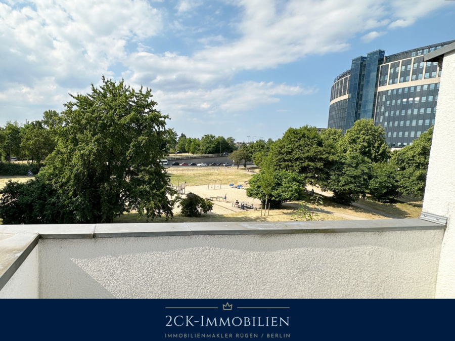Blick vom Balkon