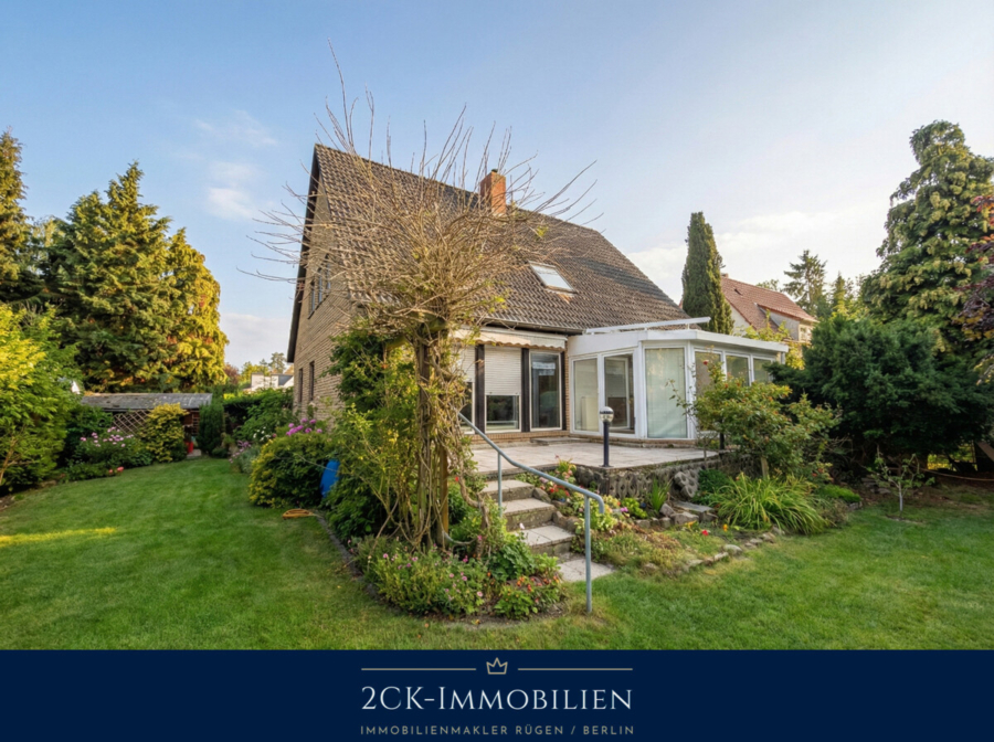 Viel Raum: 185m² Wfl, 5 Schlafzi., 2 Bäder, Wintergarten, Vollkeller & 550m² Garten mit Süd-Terrasse, 12309 Berlin, Einfamilienhaus