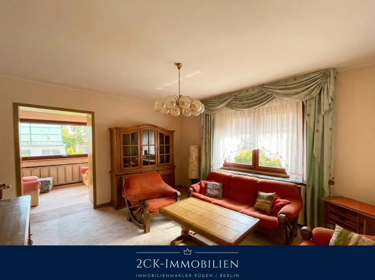 Retrozimmer mit Zugang zum Wintergarten