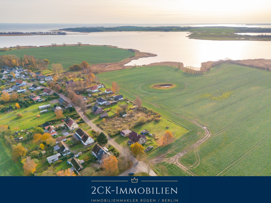 Entspannt Leben: 2.820 m² Baugrundstück in unmittelbarer Nähe und Blick zum Schoritzer Wiek, Zudar, 18574 Garz, Wohngrundstück
