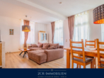 Wohn- Essbereich - stilvoll und zentral: 3-Zimmer-Ferienwohnung im Hochparterre, 88 m², großer Balkon, Stellplatz inkl.