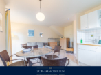 Wohn- Essbereich - 2 Zimmer Ferienwohnung in Strandnähe, mit Terrasse, Boddenblick und Stellplatz, Ostseebad Mönchgut!