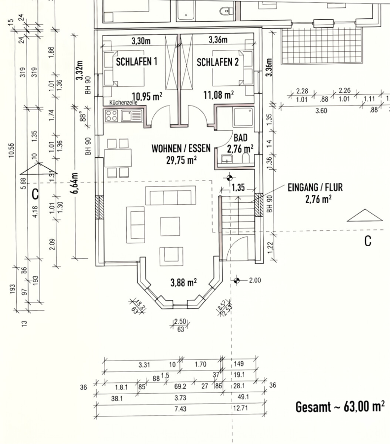 Grundriss Wohnung 04