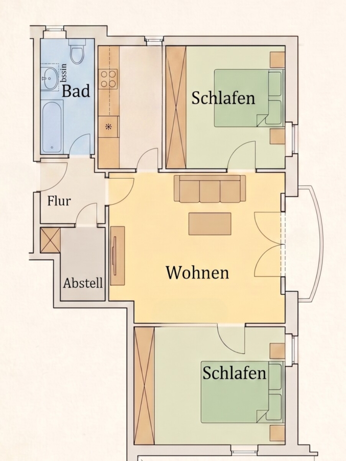 Grundriss Whg 04