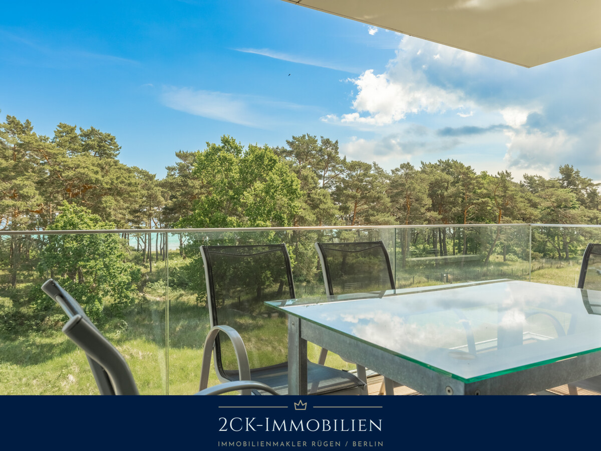 Blick vom Balkon