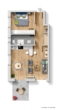 Grundriss_color - vier Sterne, zwei Zimmer: Ferienwohnung in traumhafter Lage und Top Rendite im Ostseebad Mönchgut!