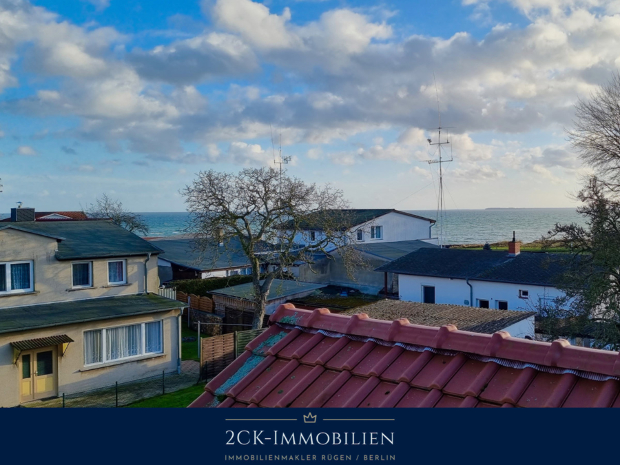 Blick aus dem Dachbodenfenster Thiessow