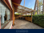 Terrasse Überdacht 2 - Doppelhaushälfte in Bindow Süd: 138 m², 500m², 4 Zimmer, Einbauküche, Bad, Carport, Garten & Seenähe