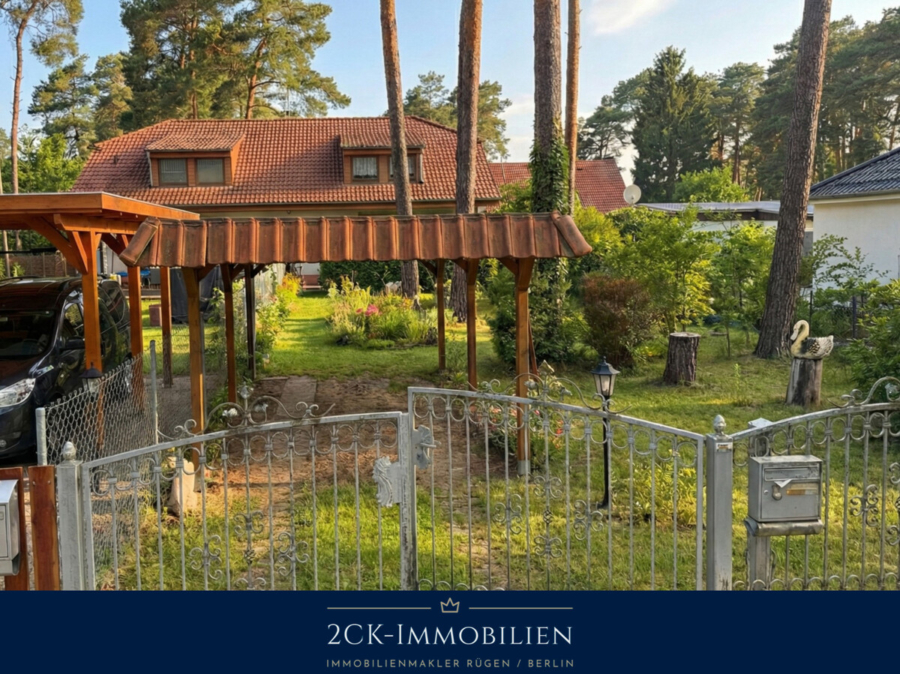 Doppelhaushälfte in Bindow Süd: 138 m², 500m², 4 Zimmer, Einbauküche, Bad, Carport, Garten & Seenähe, 15754 Bindow / Bindow-Süd, Doppelhaushälfte