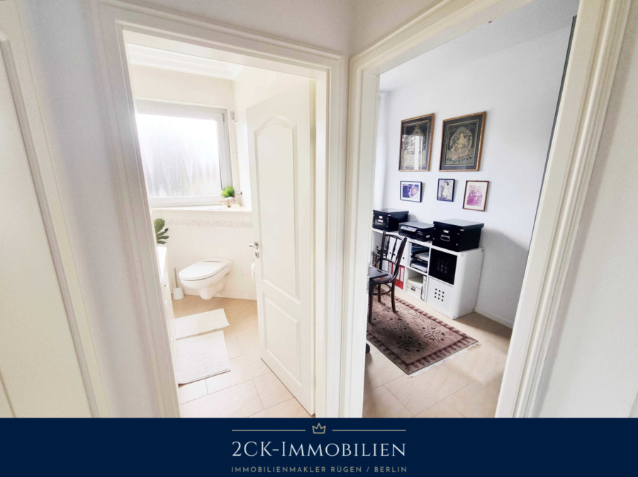 Blick in das Arbeitszimmer