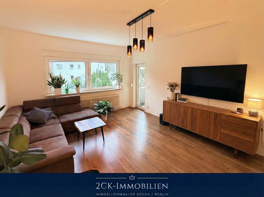 3-Zimmer-Eigentumswohnung mit Südbalkon, ca. 68 m² Wohnfläche und Garage in Lichtenrade, 12307 Berlin, Etagenwohnung