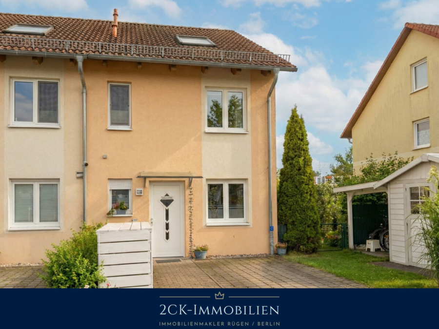 Ihr Familienglück: 124m² Endhaus, 310m² Garten, 2 Terrassen, Küche, 2 Bäder, Office & 2 Stellplätze!, 16548 Glienicke/Nordbahn, Reihenendhaus