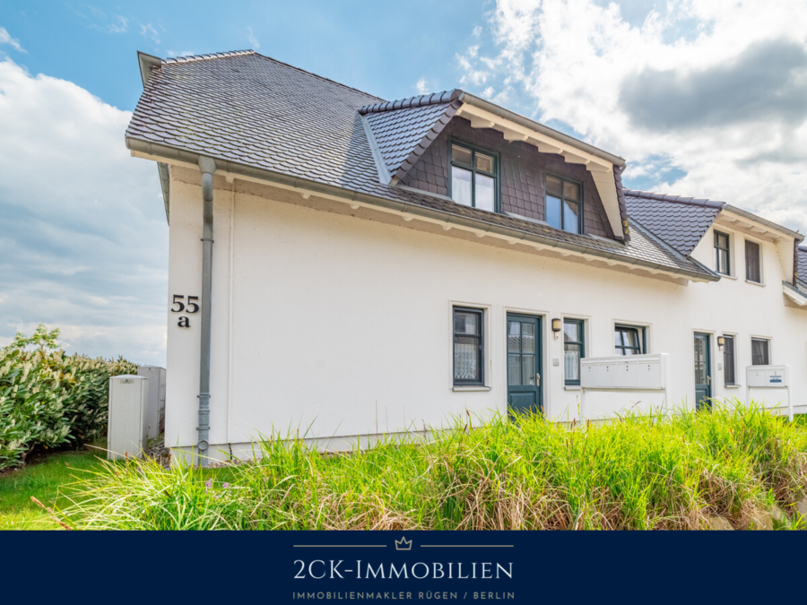 Freier Boddenblick in Groß Zicker: Voll möblierte 2-Zimmer-Wohnung mit Süd-Balkon & Stellplatz!, 18586 Groß Zicker, Etagenwohnung