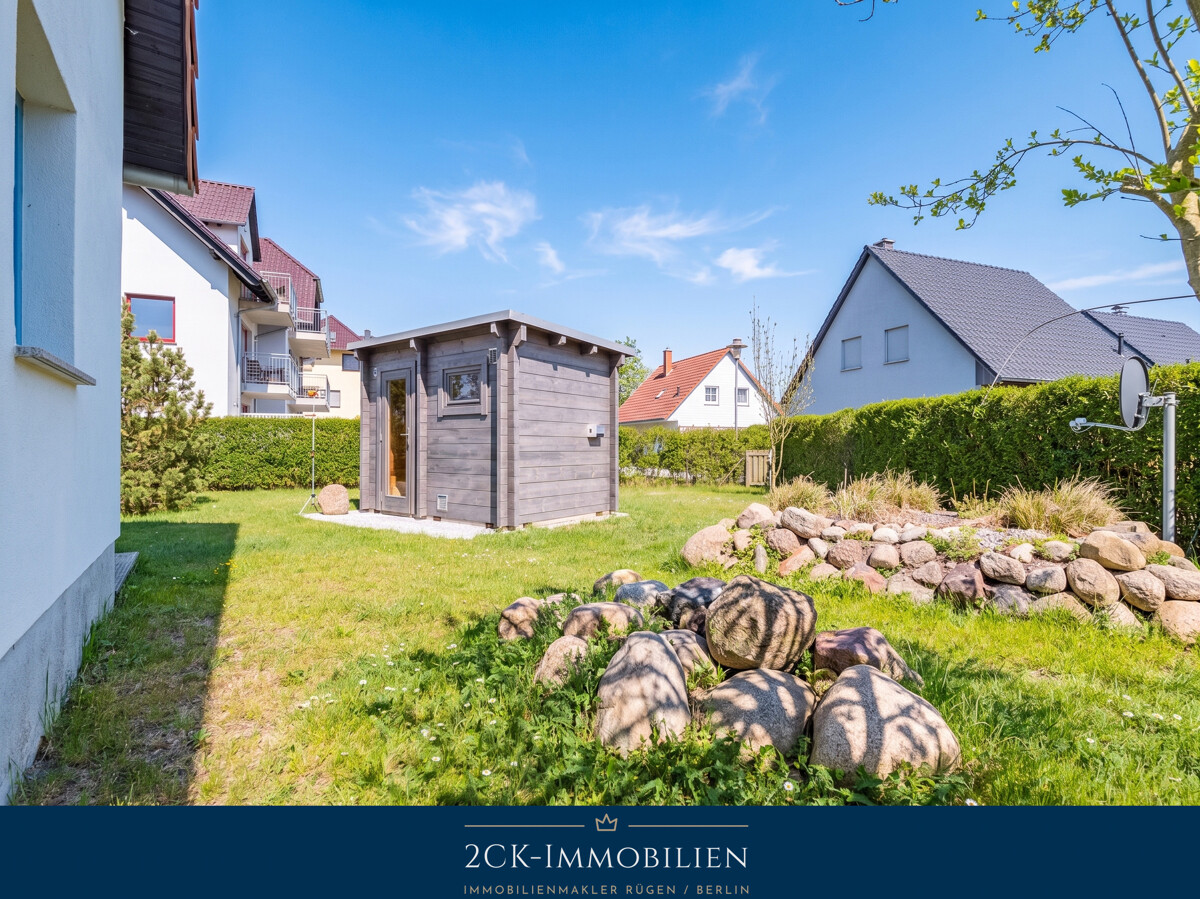 Sauna und Garten