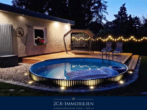 Abends am Pool - Ihr Traumhaus in Blankenfelde: Modern, großzügig, mit Pool, Garage & viel Platz für die Familie!