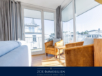 Lese-Ecke - Binzer Luxus Penthouse 129 m², 360° Terrasse, Sauna, Kamin, Meerblick, Strandpromenade, Stellplatz!