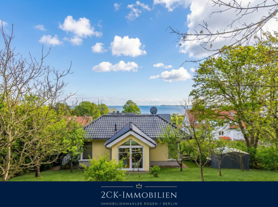 Blick hinter dem Haus
