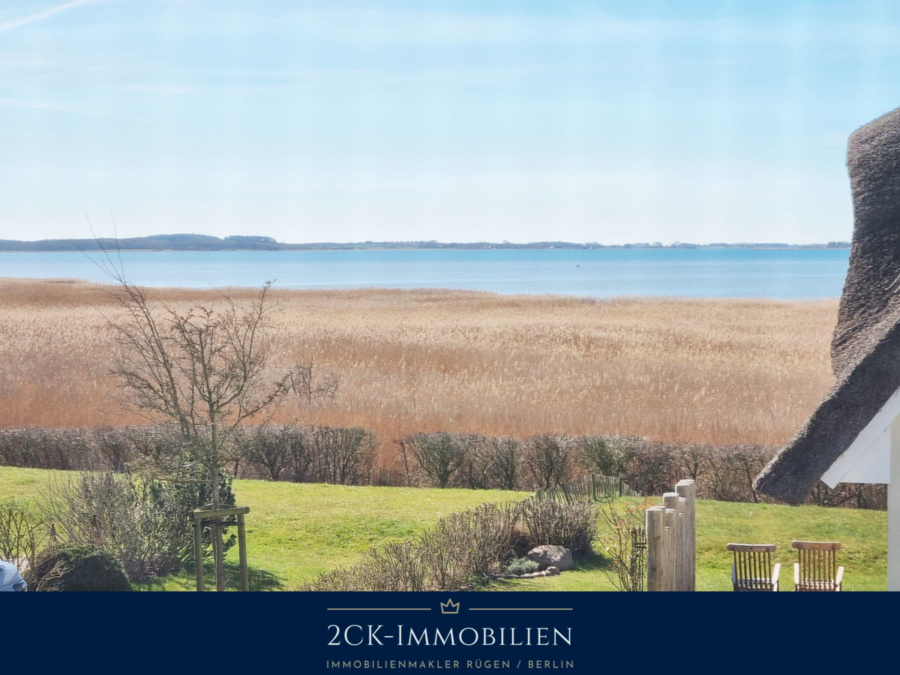 mit Blick auf den Bodden