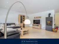 Wohnbereich mit Kamin