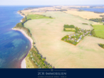 Goos 21 aus der Luft (10) - Reetferienhaus für Erholungssuchende, direkt an der Küste, Idylle, Ruhe, nur 550 m zum Ostseestrand!