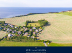 Goos 21 aus der Luft (6) - Reetferienhaus für Erholungssuchende, direkt an der Küste, Idylle, Ruhe, nur 550 m zum Ostseestrand!