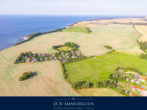 Goos 21 aus der Luft (7) - Reetferienhaus für Erholungssuchende, direkt an der Küste, Idylle, Ruhe, nur 550 m zum Ostseestrand!