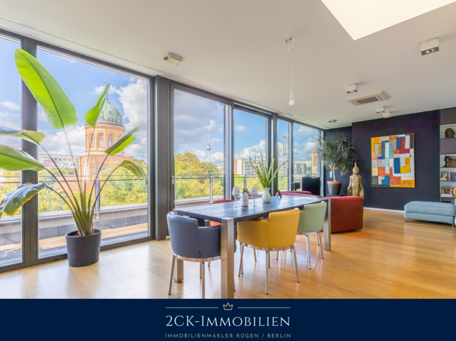 Hier werden (Wohn)Träume wahr: Penthouse, 360°Terrasse, 2 Bäder, 2 Stellplätze im Herzen Berlins!, 10179 Berlin, Penthousewohnung