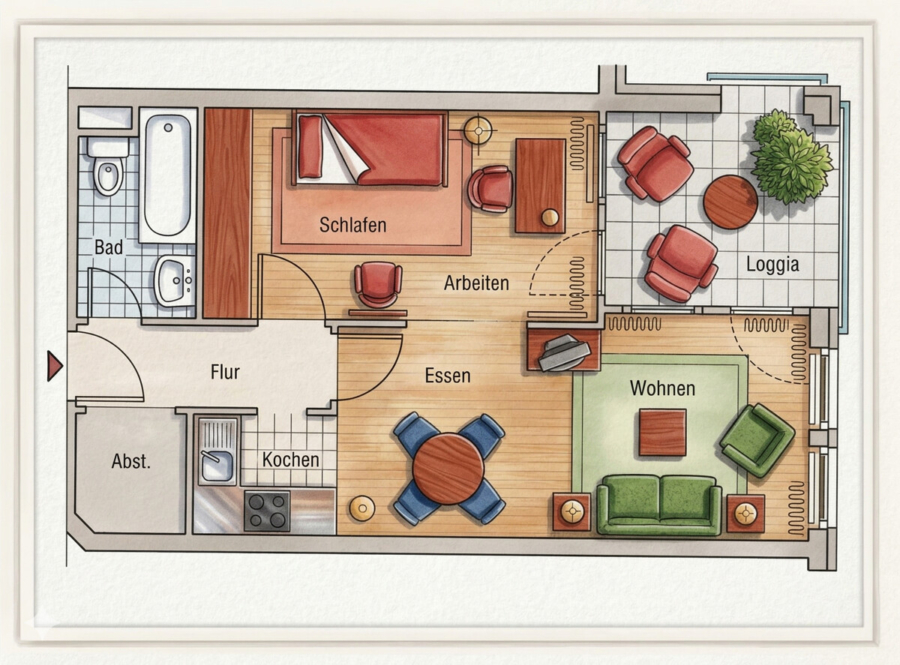 Grundriss 612