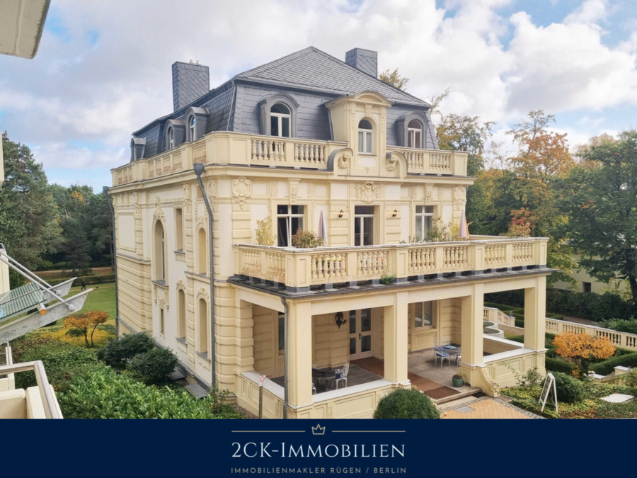 herrlicher Blick auf die Villa Bleichröder