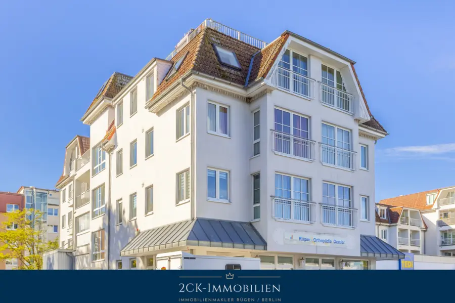 Nur 200 Meter bis zur Ostsee: Voll möblierte 2-Zimmer-Wohnung im Ostseebad Binz inkl. Stellplatz, 18609 Binz, Etagenwohnung