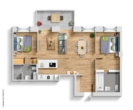 Grundriss 4_2 - Ankommen, durchatmen, wohlfühlen – in dieser außergewöhnlichen 83 m² Luxuswohnung im Ostseebad Binz!