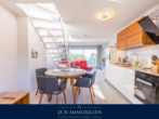 Essbereich mit Küche - Penthouse Wohntraum mit Meerblick! 108 m², 50 m² Dachterrasse, Sauna, Loggia, Stellplatz inkl.