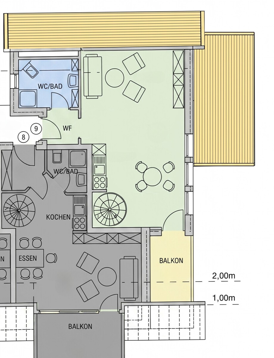 Grundriss 1.Etage Whg 09