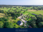 Karnitz aus der Luft - Doppelhaushälfte, 4 Zimmer, 107m², 700m² Grundstück, Erstbezug, Blick auf den Golfplatz inklusive!