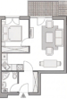 Grundriss Whg 16