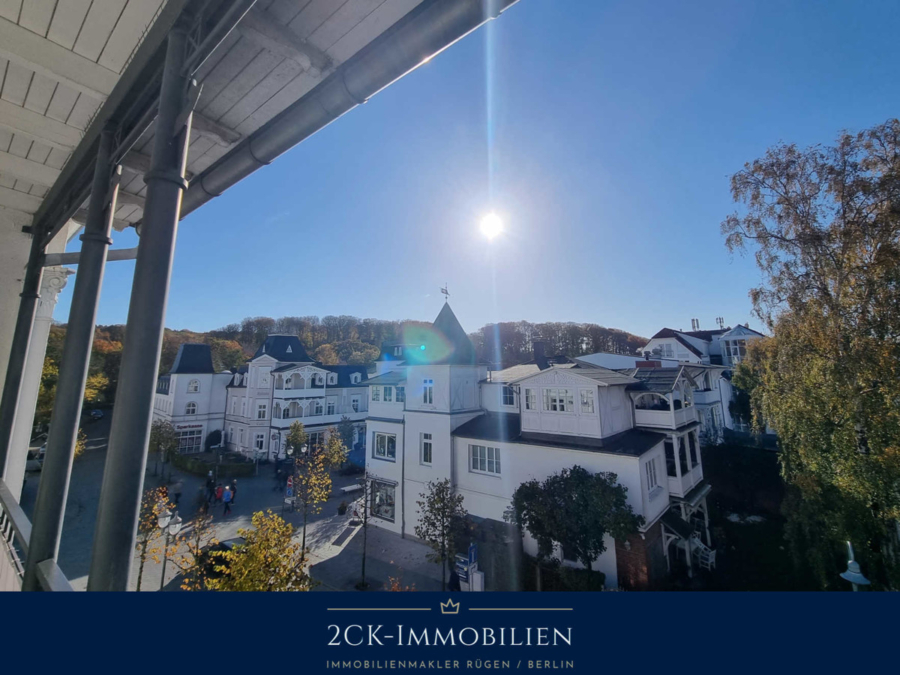 Blick vom Balkon