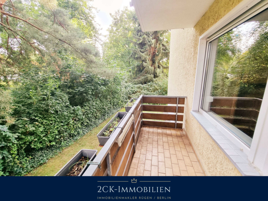 Blick vom Balkon