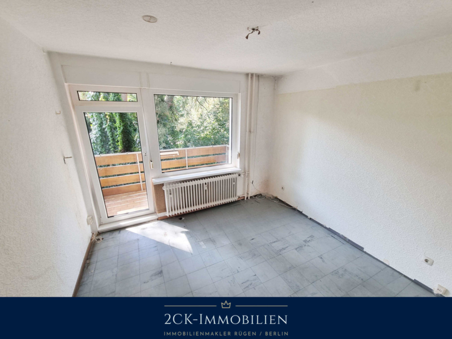 Schlafzimmer mit Balkon