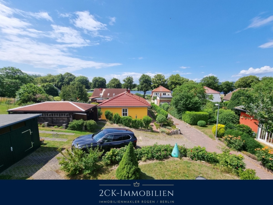 Blick aus dem Büro auf den Neuensiener Weg
