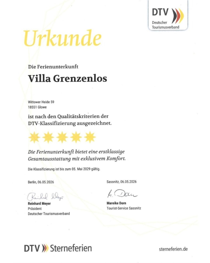 5 Sterne